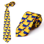 Yellow Necktie Ties How I Met Your Mother Printed Tie Fashion Ducky Tie