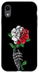 Coque pour iPhone XR Rose de Malte avec squelette de drapeau de Malte Racines Souvenir de Malte