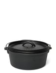 Dutch Oven, 3,5L Home Kitchen Pots & Pans Saucepans Black Satake