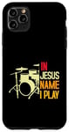 iPhone 11 Pro Max Musician Drummer Christian Community Drums Jesus Case