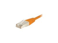 Exertis - Patch-kabel - RJ-45 (hane) till RJ-45 (hane) - 2 m - F/UTP (folieöverdraget oskärmat tvinnat par) - CAT 6 - formpressad - orange