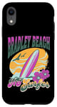 iPhone XR New Jersey Surfer Bradley Beach NJ Surfing Beach Boardwalk Case