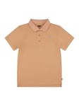 Levi's Boys Back Neck Tape Short Sleeve Polo Shirt - Peach Bloom, Light Orange, Size 16 Years