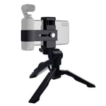 XOAPDUAN Action camera shelf - Smartphone Fixing Clamp 1/4 inch Holder Mount Bracket + Grip Folding Tripod Mount Kits for DJI New Pocket