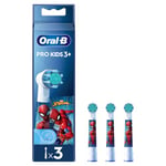 Pack de 3 brossettes Oral-B Pro Kids Spiderman