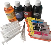 EPS Refill Edible Ink Cartridge Kit for Canon TS705 TS6351 (inc cartridges, 400ml edible ink & syringes)