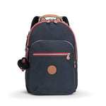 Kipling CLAS SEOUL, Large Backpack with Laptop Protection, True Navy Combo