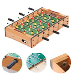 Football Table Table Soccer Wooden Look Children's Table Football Machine Boy Game Toy Non-slip Handle Sliding Integrator Impact Resistance Bar New Games ( Color : Brown , Size : 51x31x9.6cm )