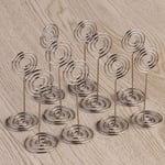 10pcs Swirl Table Number Photo Holder Stands for Weddings Party Gatherings R4Y3