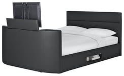 Argos Home Gemini Superking TV Bed Frame - Black