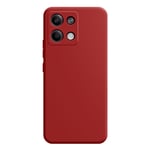 EIDERWOOD Xiaomi Redmi Note 13 Pro (5G) / Poco X6 Matt Fleksibelt Plast Deksel - Rød