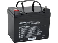 Avacom Deepcycle-Batteri, 12V, 34Ah, Pbav-12V034-M6ad