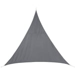 Voile d'ombrage triangulaire HESPERIDE - Curacao - 2 x 2 x 2 m - 180 g/m² - Gris - Anti-UV