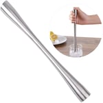 TODARRUN 10" Stainless Steel Longer Cocktail Muddler Professionally Made Bartender Blender Bar Tools for Delicious Cocktails Drinks Juice Perfect for Bars, Catering Activities and Family Use