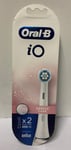 ORAL-B iO Gentle Clean Replacement Brush Heads x 2 White Sealed 100% GENUINE