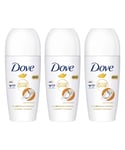 Dove Womens Antiperspirant Advanced Care Deodorant with Coconut Scent 48H - 50ml, 3 Pack - NA - One Size