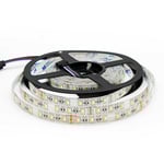 12W/m RGB+WW LED strip - 5 meter, IP65, 60 LED per. meter, 24V
