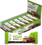 Weider Vegan Protein Bar (12X35G) Salted Chocolate Flavour. 100% Vegan Wafer Bar
