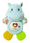 VTech Hippo, hochet de massage des gencives, hochet pour bébé avec bouton lumineux, idéal pendant la dentition, jeu bébé avec 10 mélodies et 3 chansons, langue italienne, piles incluses, 0-24 mois