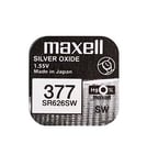 Knappcellsbatteri silveroxid 377 SR626 Maxell