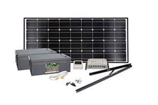 Solcelleanlegg 12V, 100 watt, 2 x AGM 260At