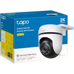 Tapo 2K Outdoor Pan/360° Tilt Security Wi-Fi Camera, IP65 Weatherproof - C510W