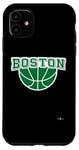 iPhone 11 Boston Basketball Team Retro Apparel for Basketball Fans Case