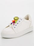 V by Very Girls Trainer, White, Size 13 Younger