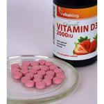 Vitaking - Vitamin D3 2000 IU Chewable Variationer Strawberry - 210 Chewables
