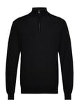 Les Deux Greyson Half-Zip Merino Knit Svart