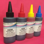 4X100ML INK BOTLES TO REFILL CANON PG 540 CL-541 XL PG540 CL541 XL CARTRIDGES