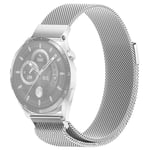 SKALO Milanese Loop till Huawei Watch GT 3 46mm - Silver