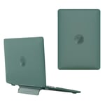 MacBook Air 13 (2020/2018) - Hard cover til front og bagside med Kickstand - Midnatsgrøn