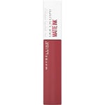 Maybelline New York Superstay Matte Ink Longlasting Liquid Warm Pink Lipstick Up to 12 Hour Wear Non Drying 170 Initiator, 32.0 ml