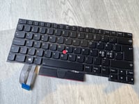 Nordic Backlit Keyboard for Lenovo Thinkpad T490s T14s P1 X1 Extreme Gen1 Gen2 SN20R66148