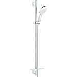 Grohe Rainshower SmartActive 130 duschset, vattenbesparande, krom/vit