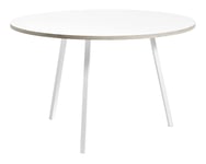 Loop Stand Round Table 120 - White