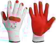 Lahti Pro Latexhandskar Röd Och Vit Storlek 10 (L210910k)