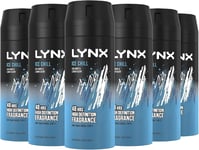 Lynx Ice Chill Aerosol Bodyspray 150ml Pack of 6