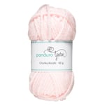 Garn Chunky Acrylic 50g ljusrosa