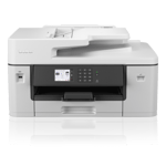 Brother MFC-J6540DW, A3 skrivare + scanner kopiator fax, 28/28 ipm ISO, 1200x2400 dpi scanner, duplex, display, AirPrint, USB/LAN/WiFi