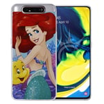 Ariel #01 Disney cover for Samsung Galaxy A80 - Multicolored