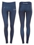 WINSHAPE Ael102 Legging en Jean Fonctionnel Power Shape Femme, Rich-Blue, L