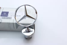 Mercedes-Benz All Chrome Bonnet Star Emblem Badge  A2218800086