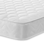 Extreme Comfort Cooltouch Ortho-Shell Hybrid Memory Foam & Pinna-Coil Bonnell Innerspring Memory Foam Mattress Plush Feel, White, 18cms Deep, 4ft Small Double Mattress, 120cm by 190cm)