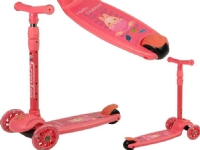 Balance Scooter Tricycle Glowing Wheels Pink Rabbit