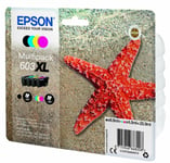 Genuine Epson 603XL, Starfish High Capacity Multipack Ink Cartridges, T03A64510