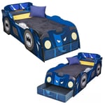 Batmobile Batman Toddler Bed Frame Light Up Storage Drawer Kid Bedroom Furniture