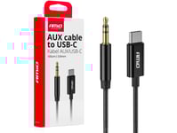 Kabel Audio Usb-C Na Aux Mini Jack 3.5Mm 1M Amio-04294