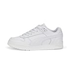 PUMA Unisex Kids Rbd Game Low Jr Baskets, Puma White Puma White Puma Team Gold, 36 EU